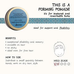 davines forming pomade ingredient closeup emphasizing natural-sourced components and quality