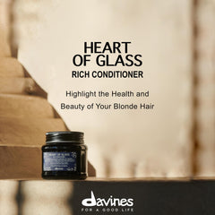 Davines conditioner dispensed into hand demonstrating easy application