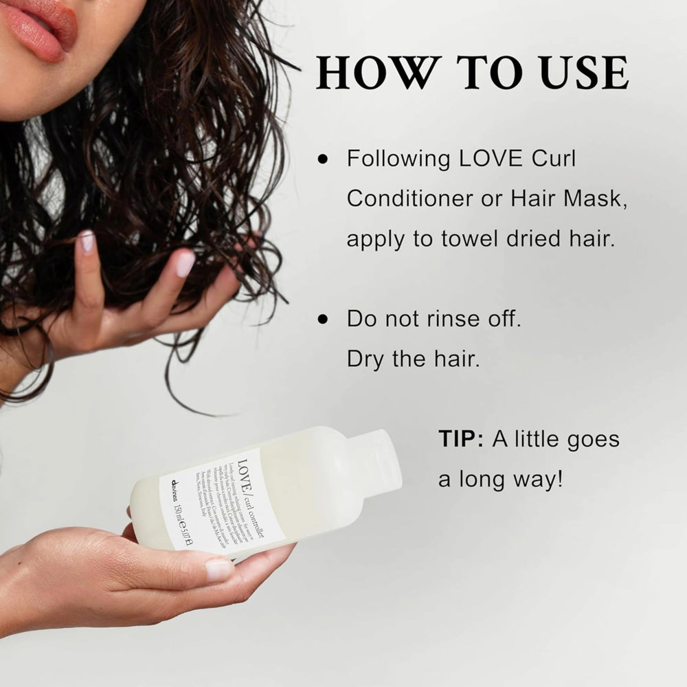 Davines label closeup highlighting ingredient info and product use benefits