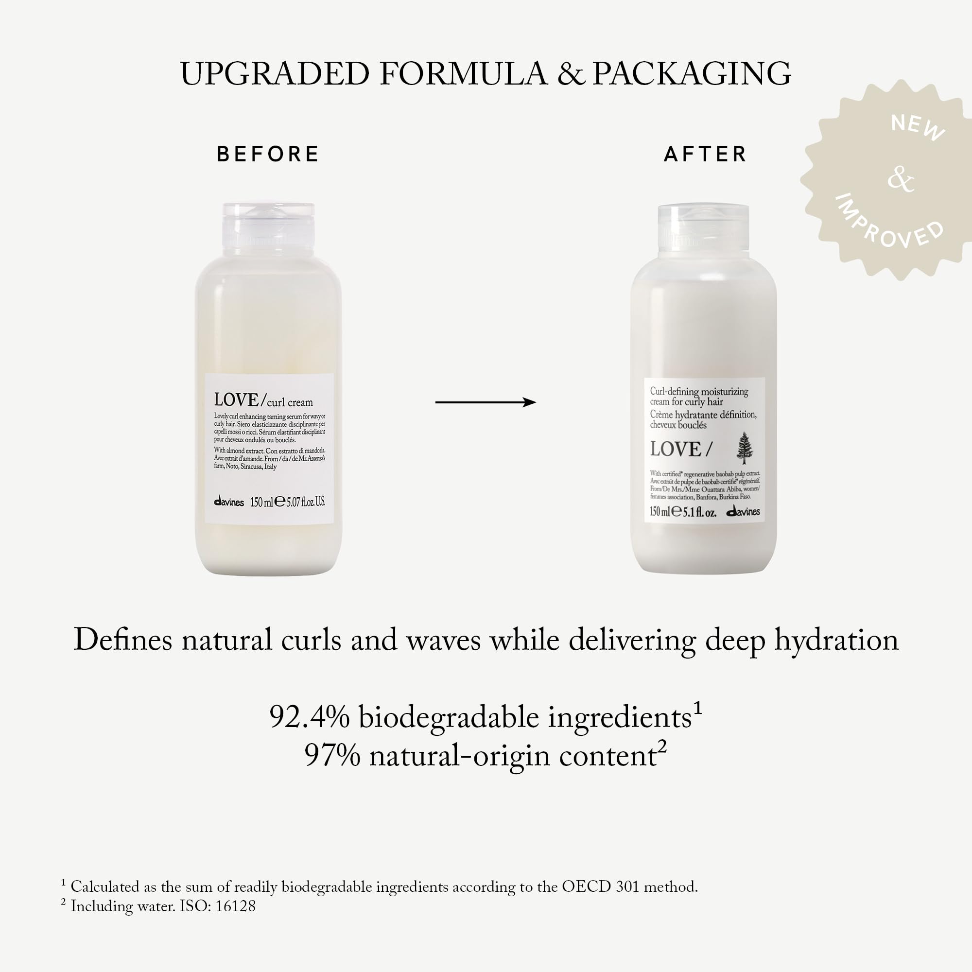 Davines LOVE CURL creamy texture close-up highlighting hydration and spreadability