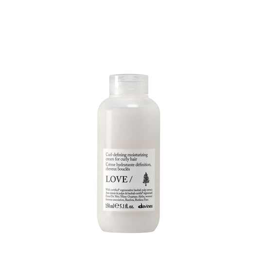 Davines LOVE CURL front packaging showing product and benefit of curl definition