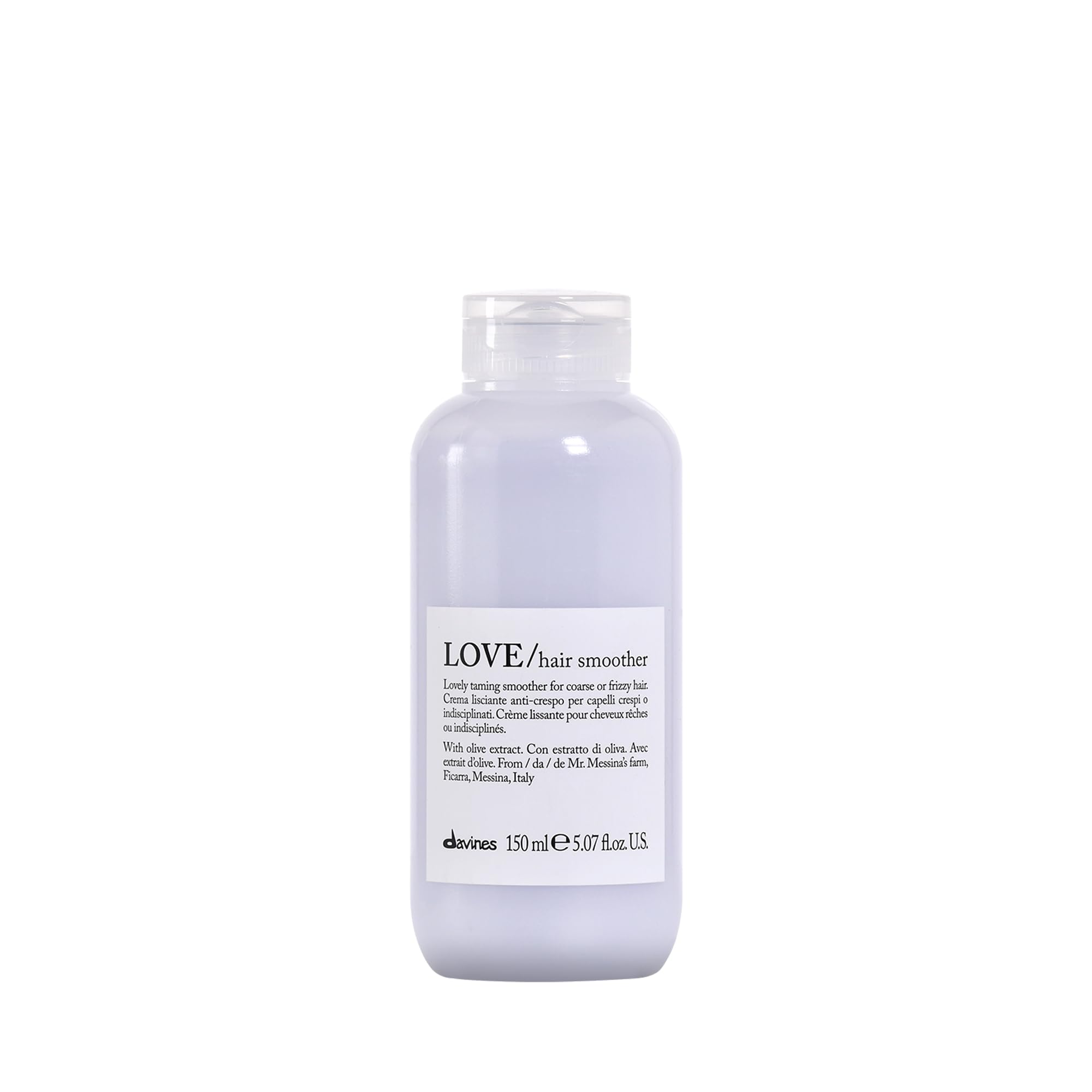 Davines LOVE showing product front and brand for easy identification and trust