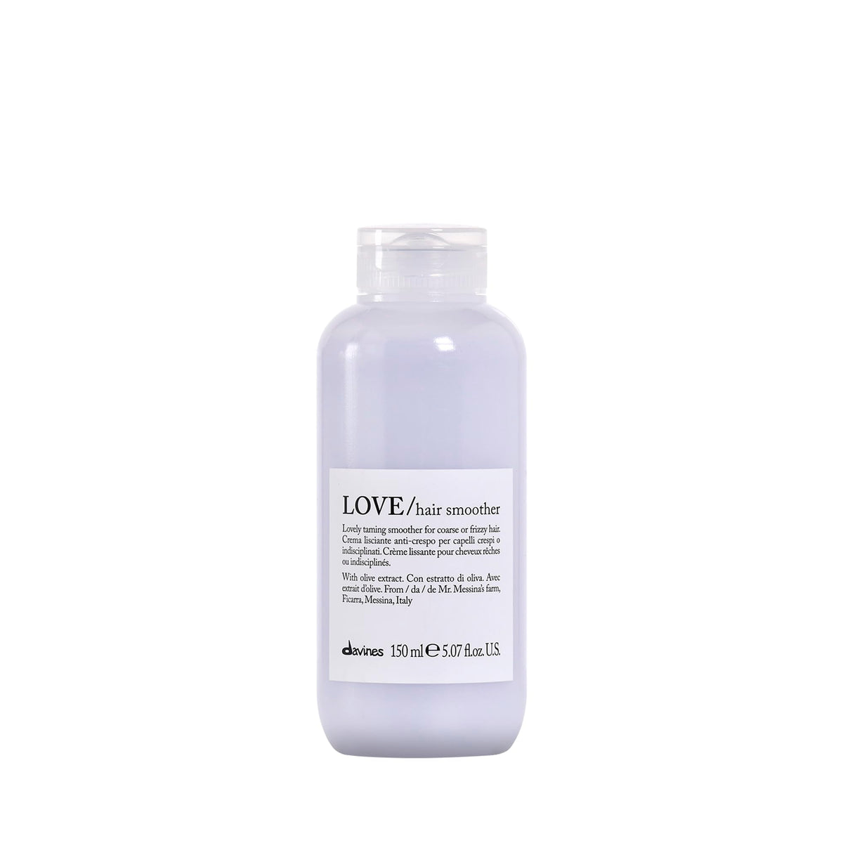 Davines LOVE showing product front and brand for easy identification and trust
