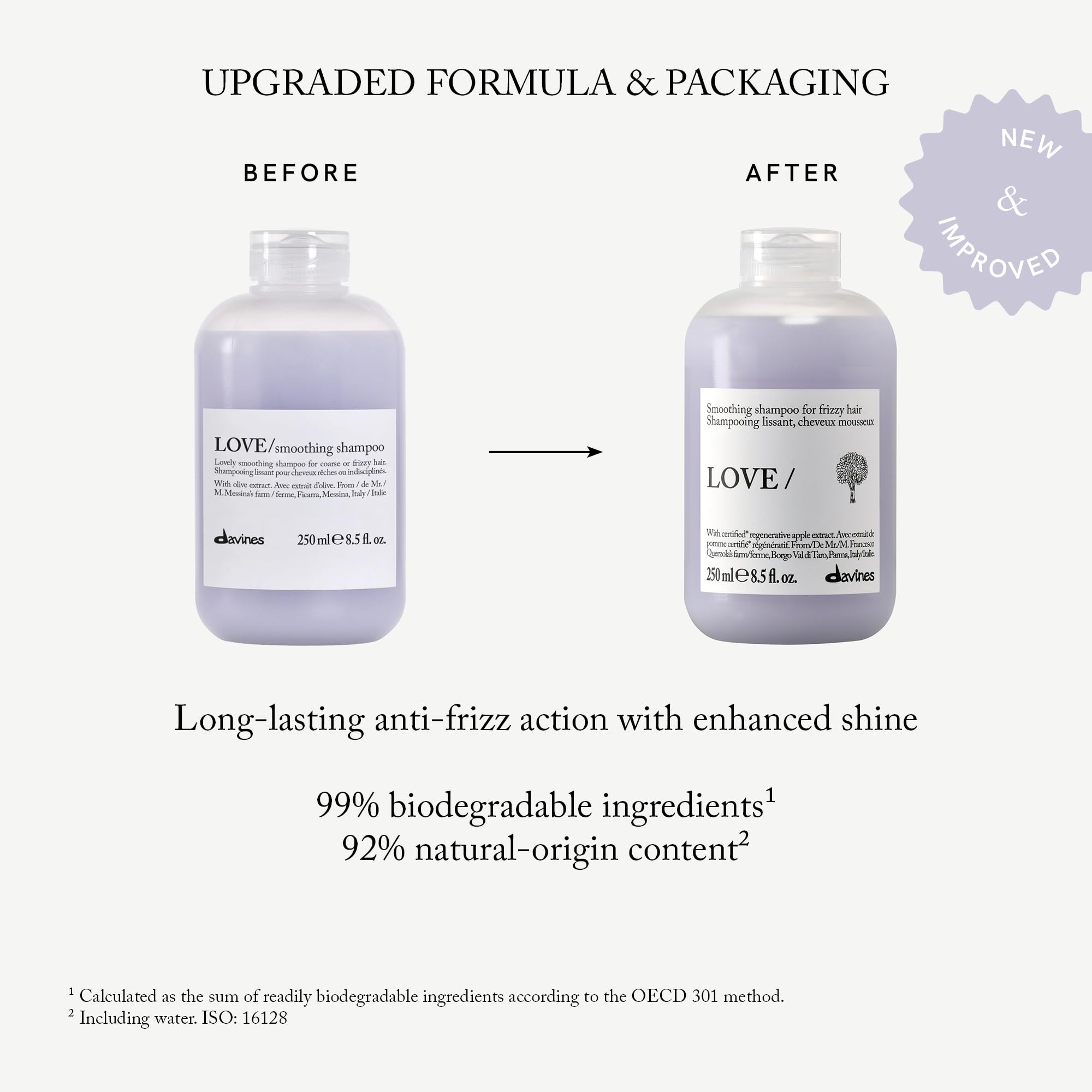Davines shampoo lather texture demonstrating gentle creamy foam