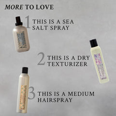 Davines 8.45 fl oz size comparison showing portable salon-sized styling product