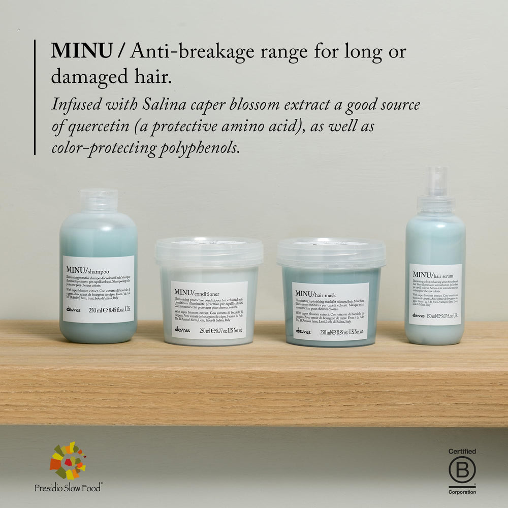 Application in hand of Davines MINU demonstrating easy spread and hydration