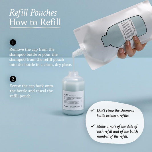 Davines MINU creamy foam texture close-up, conveys gentle hydration benefit
