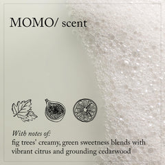 Davines MOMO/ before and after hair showing improved softness and shine