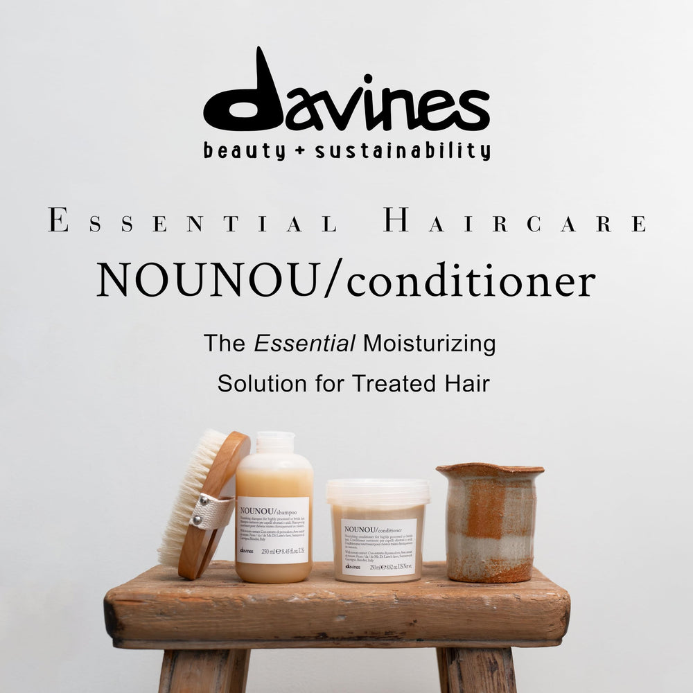 Davines creamy conditioner texture demonstrating rich hydration