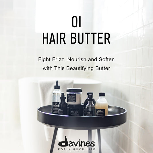 Davines close-up of creamy butter texture highlighting rich nourishment