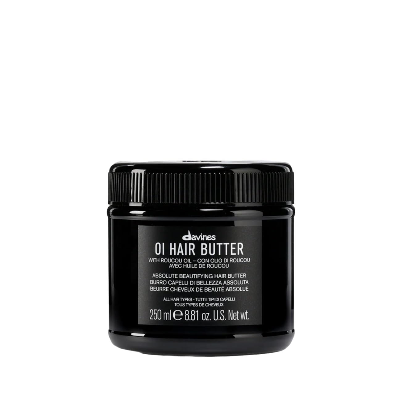 Davines jar front view showing product and brand for clear identification and trust