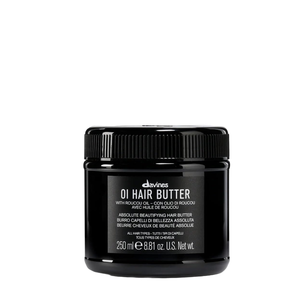 Davines jar front view showing product and brand for clear identification and trust
