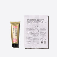 Davines close-up of paste texture showing pliable consistency for easy styling and spreadability