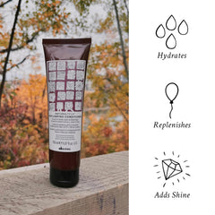 Davines replumping conditioner cream texture closeup for lightweight moisture