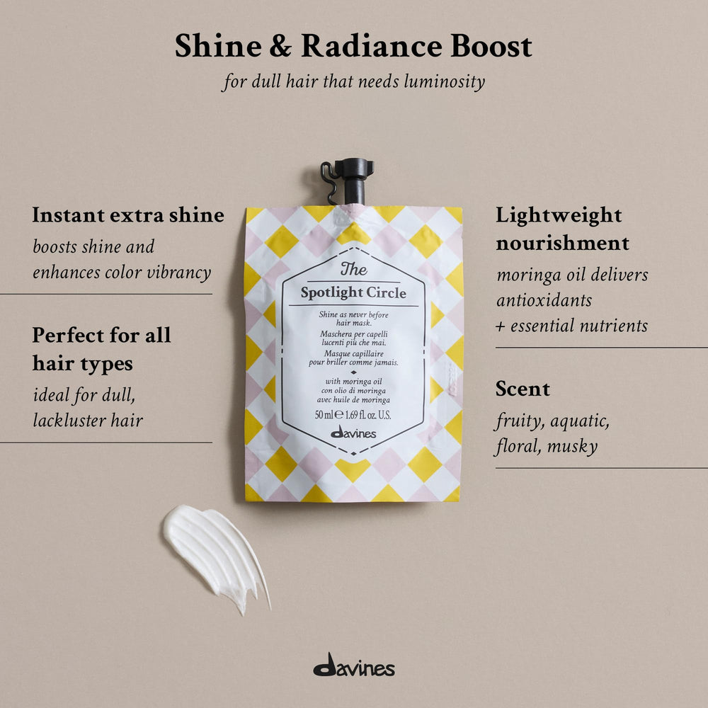 Davines jar open revealing smooth creamy mask texture for easy application
