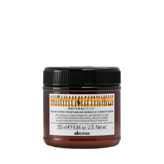 Davines bottle front view showing Vegetarian Miracle Conditioner benefits
