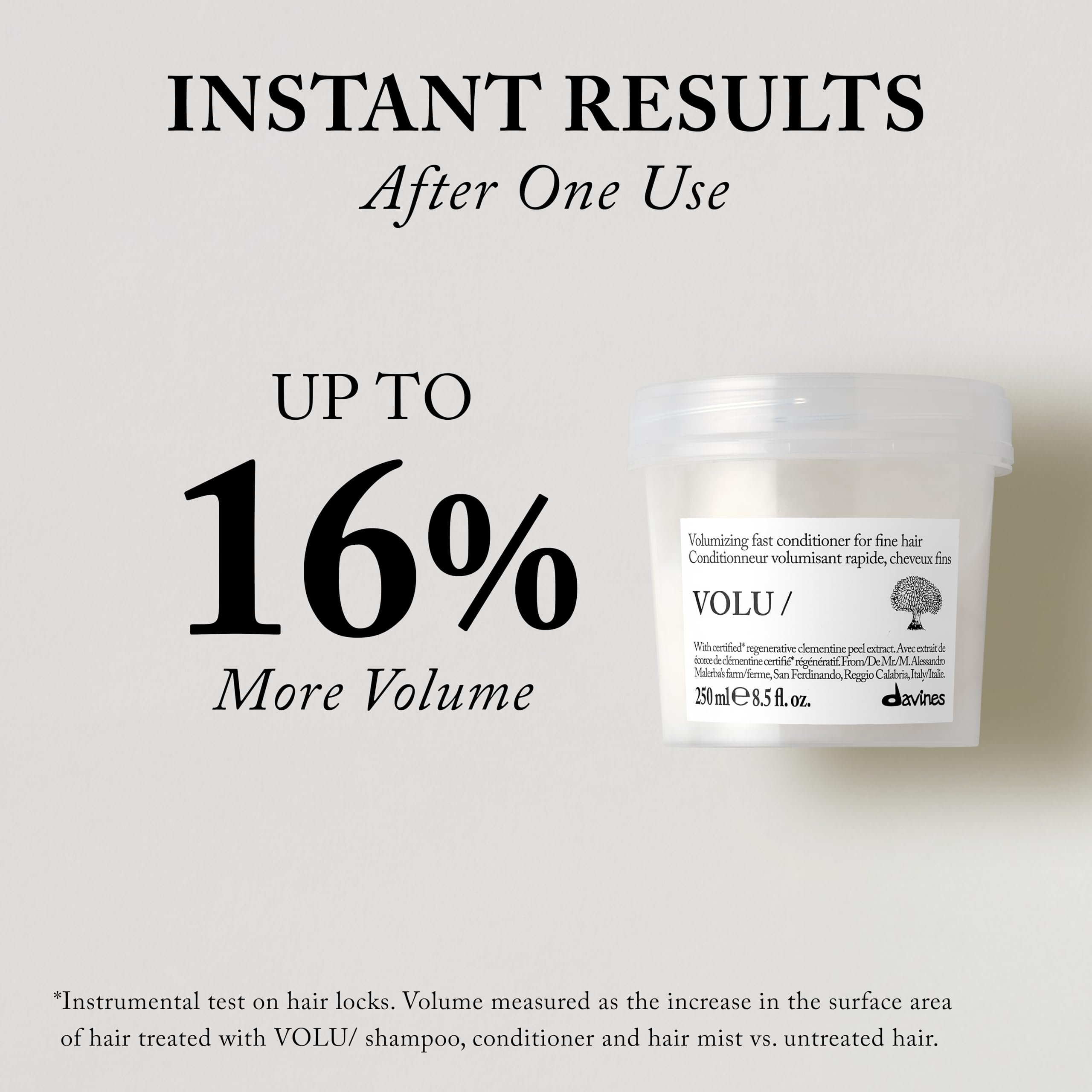 Davines pump top detail for easy dispensing and controlled product use