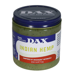 DAX bottle front label showing product and benefits