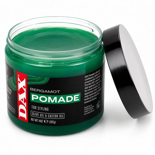 DAX pomade close-up texture highlighting creamy moisture-rich formula