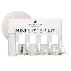 Dazzle Dry front packaging showing At First Blush and kit benefits