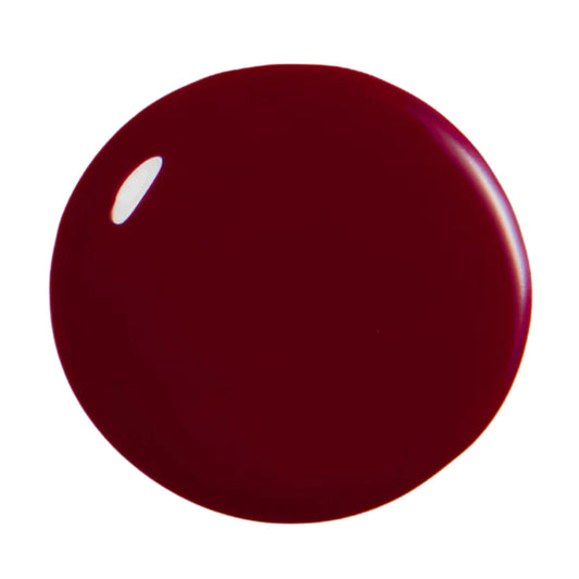 Dazzle Dry lacquer bottle close-up highlighting Fast Track Cherry pigment and smooth finish