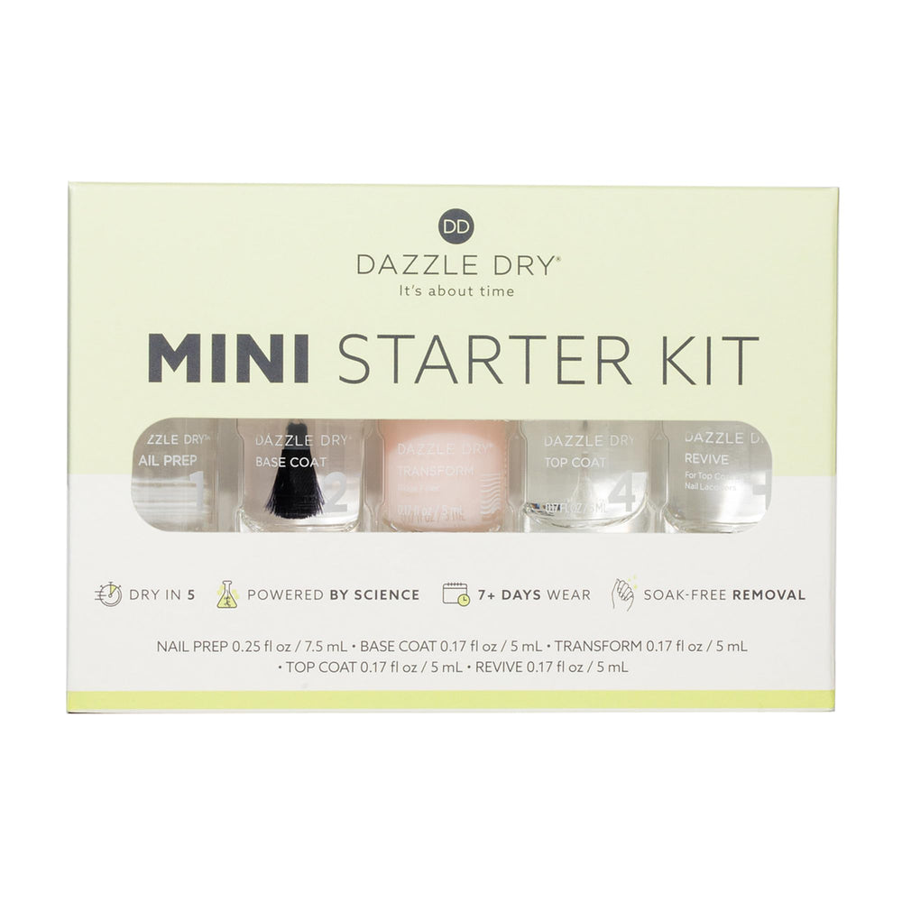 Dazzle Dry Nail Prep bottle close-up removing oils for better polish adhesion
