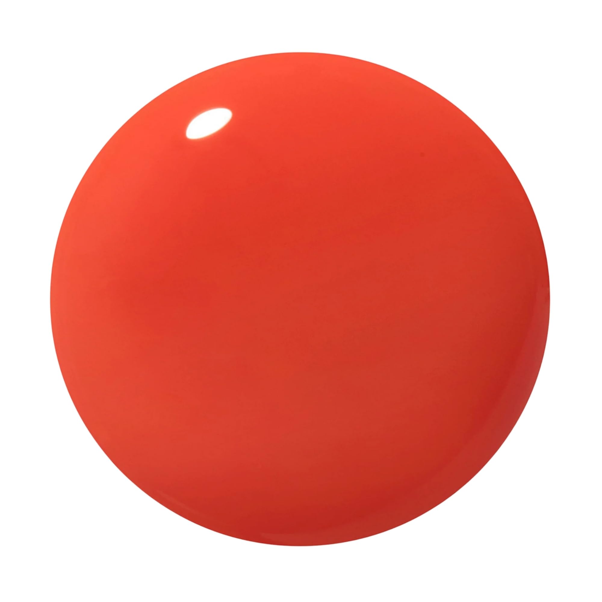 Dazzle Dry Red Hot Chili lacquer close-up showing vibrant orangey red cream