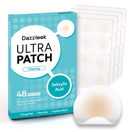 Dazzlook front packaging showing 48-count convenient pack and benefits