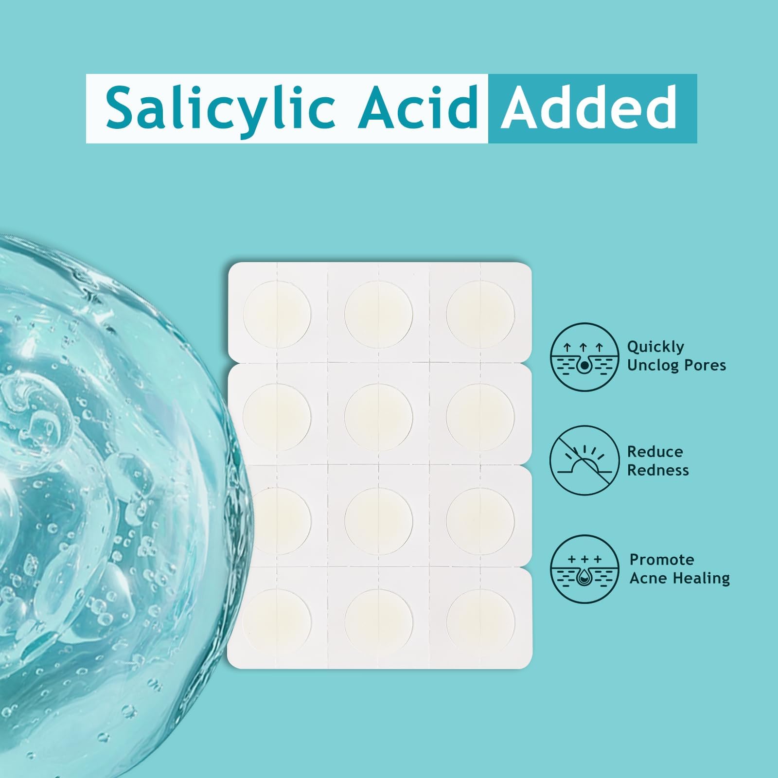Dazzlook patch close-up texture revealing thin hydrocolloid layer and flexibility