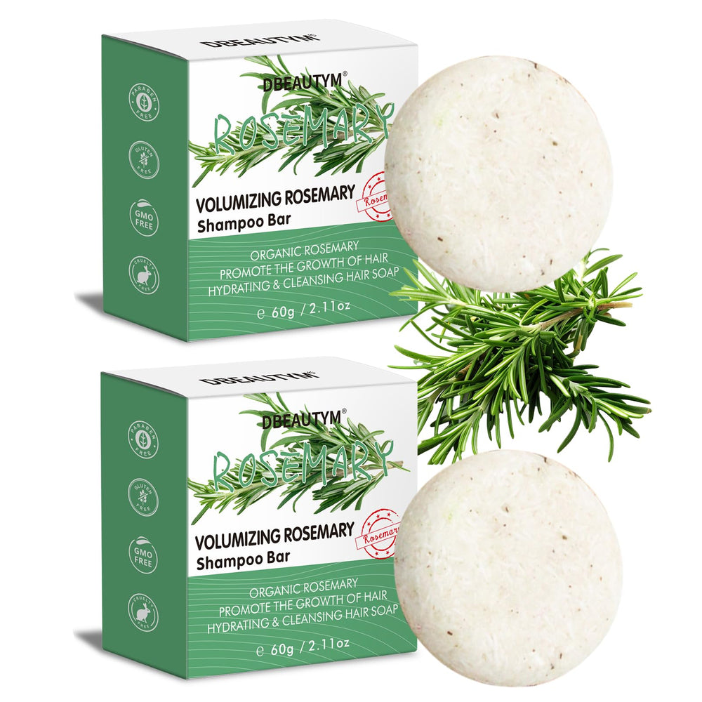 DBEAUTYM front packaging with rosemary bar showing travel-friendly benefits