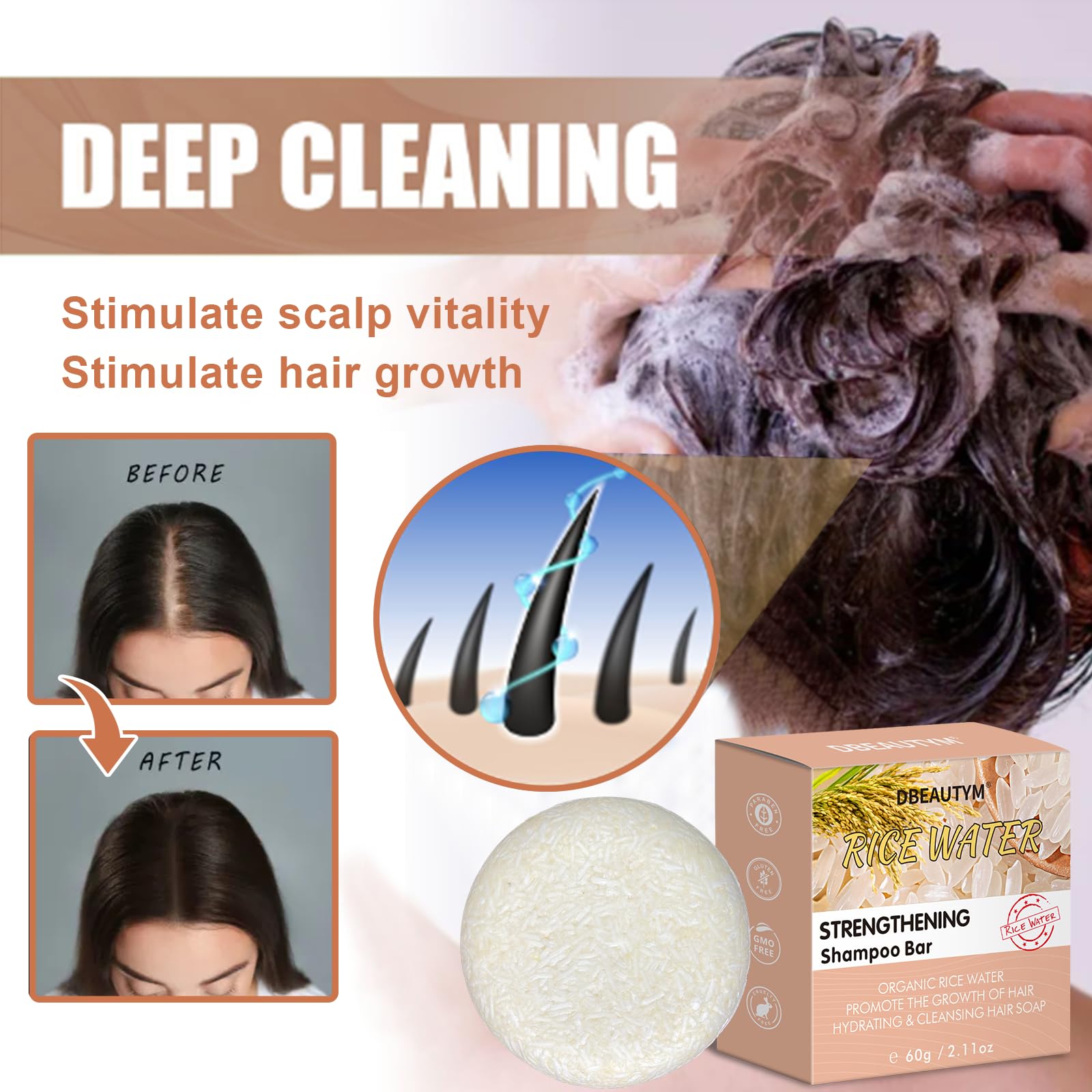 DBEAUTYM lather in hand demonstrating easy foaming and gentle clean