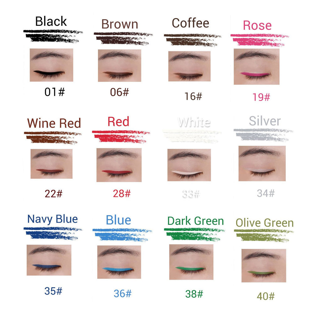 DC-BEAUTIFUL textured swatch smudged to show blendable, waterproof finish