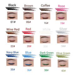 DC-BEAUTIFUL textured swatch smudged to show blendable, waterproof finish