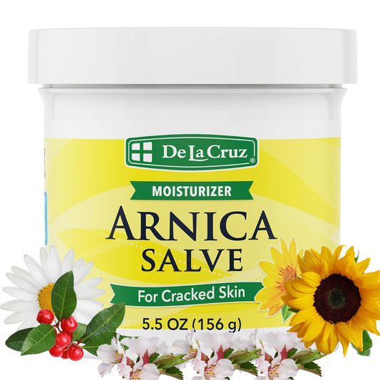De La Cruz jar front view showing balm, fast moisturizing benefit