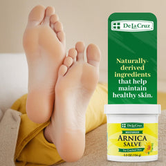 De La Cruz product label close-up highlighting ingredient claims