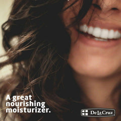 De La Cruz ingredient label close-up highlighting expeller-pressed claim
