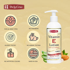 De La Cruz pump dispensing lotion for hygienic, measured application