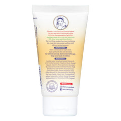 De La Cruz back label close-up listing ingredients and usage benefits
