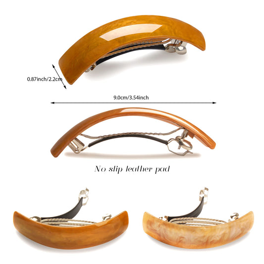 DealEachDay barrette close-up of acrylic pattern and glossy finish highlighting durable beauty