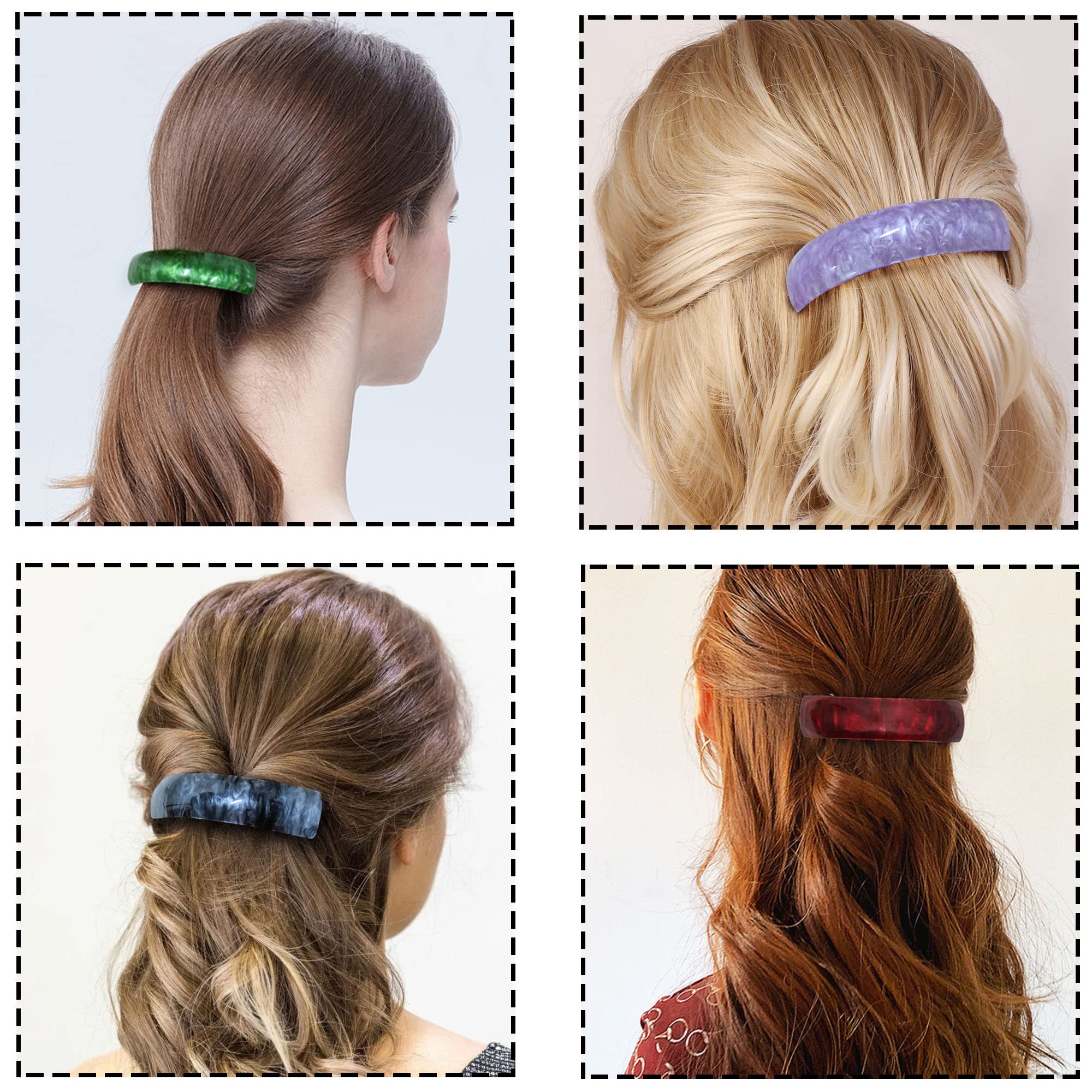 DealEachDay barrette in a styled outfit scene demonstrating elegant retro accessory benefit