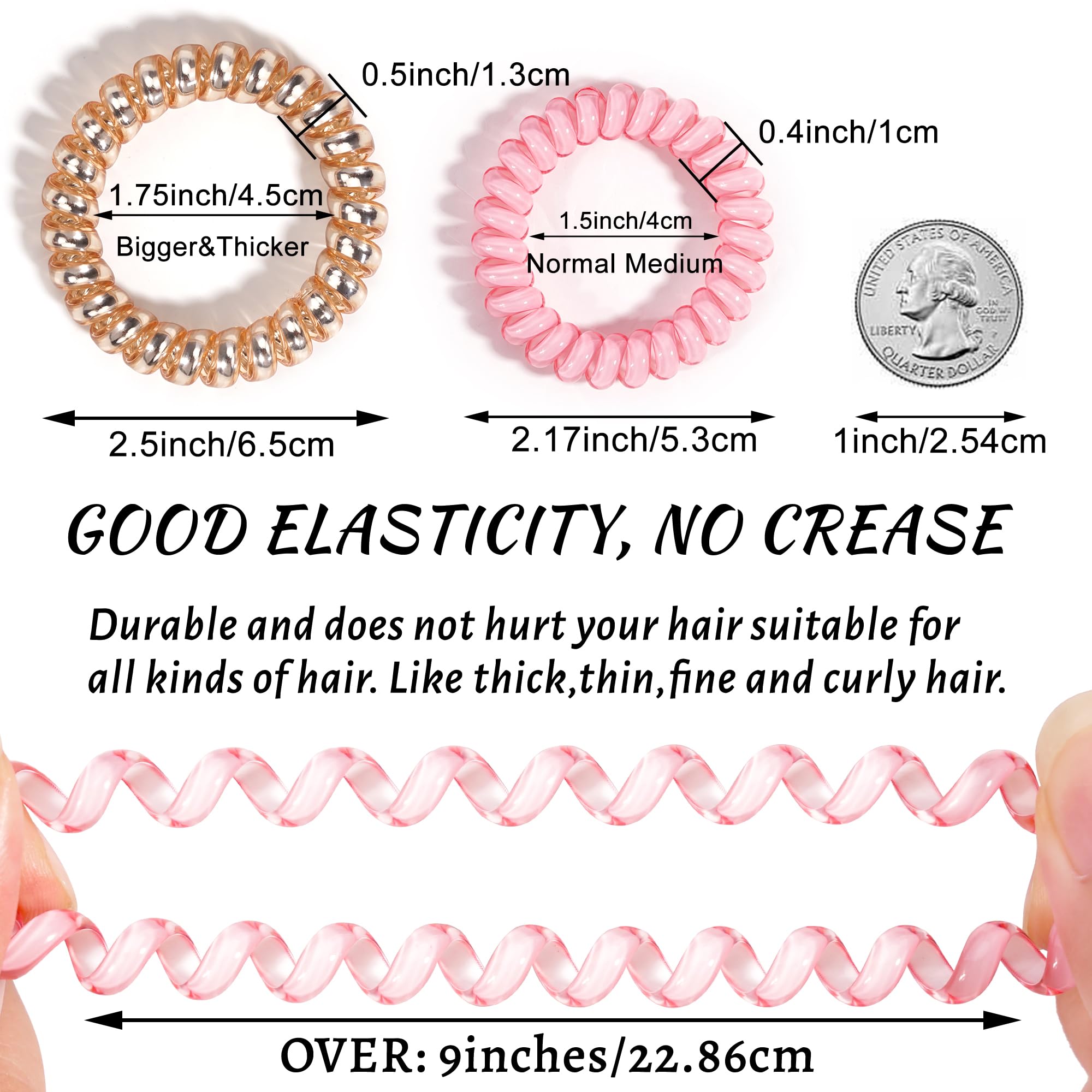 DealEachDay close-up of TPU coil texture showing smooth finish and gentle hair protection