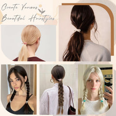 DealEachDay hair tie in a high ponytail demonstrating secure hold during activity