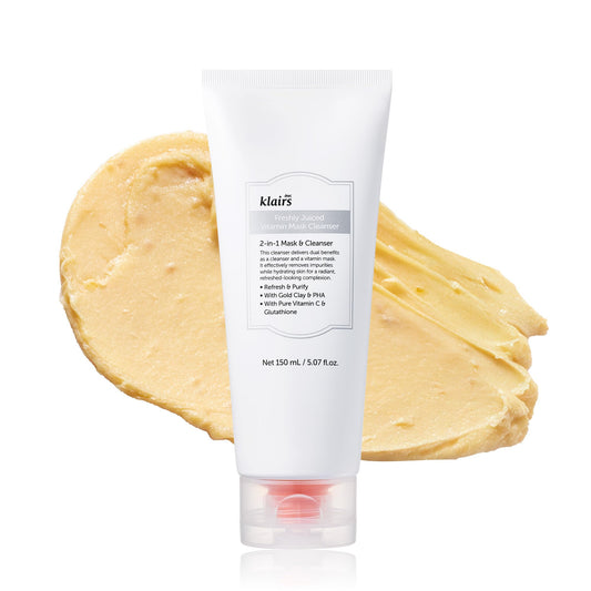 DearKlairs front packaging showing product and volume for clear selection