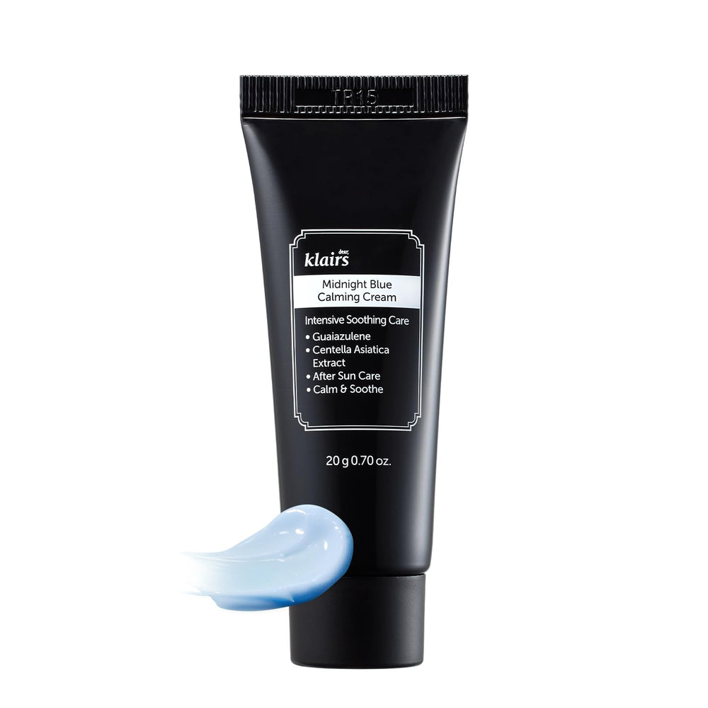 DearKlairs jar front showing compact 0.7 oz mini for soothing routines