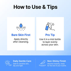 DearKlairs nighttime routine lifestyle shot showing calming pre-sleep step