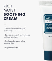 DearKlairs open jar showing creamy texture and quick absorption benefit