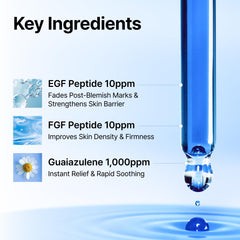 DearKlairs serum absorbed on skin showing lightweight, non-sticky finish