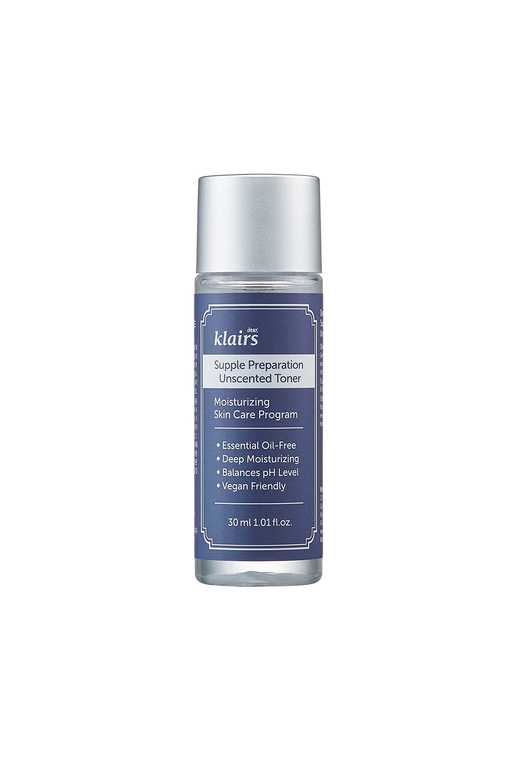 DearKlairs small bottle in hand illustrating size and portability benefit