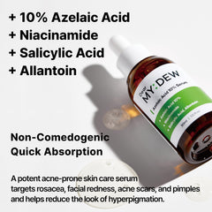 DearMYDEW pump dispensing serum texture for quick absorption benefit