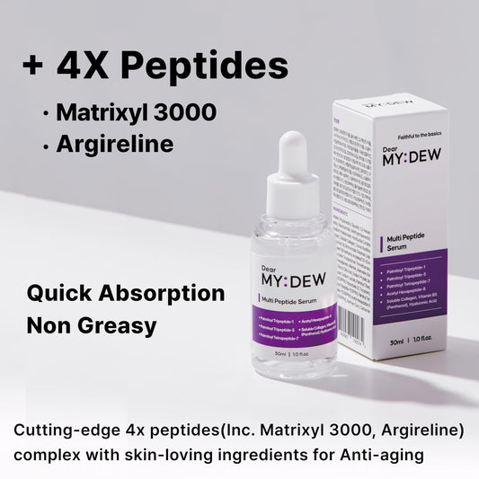 DearMYDEW pipette dispensing a serum drop for precise application benefit